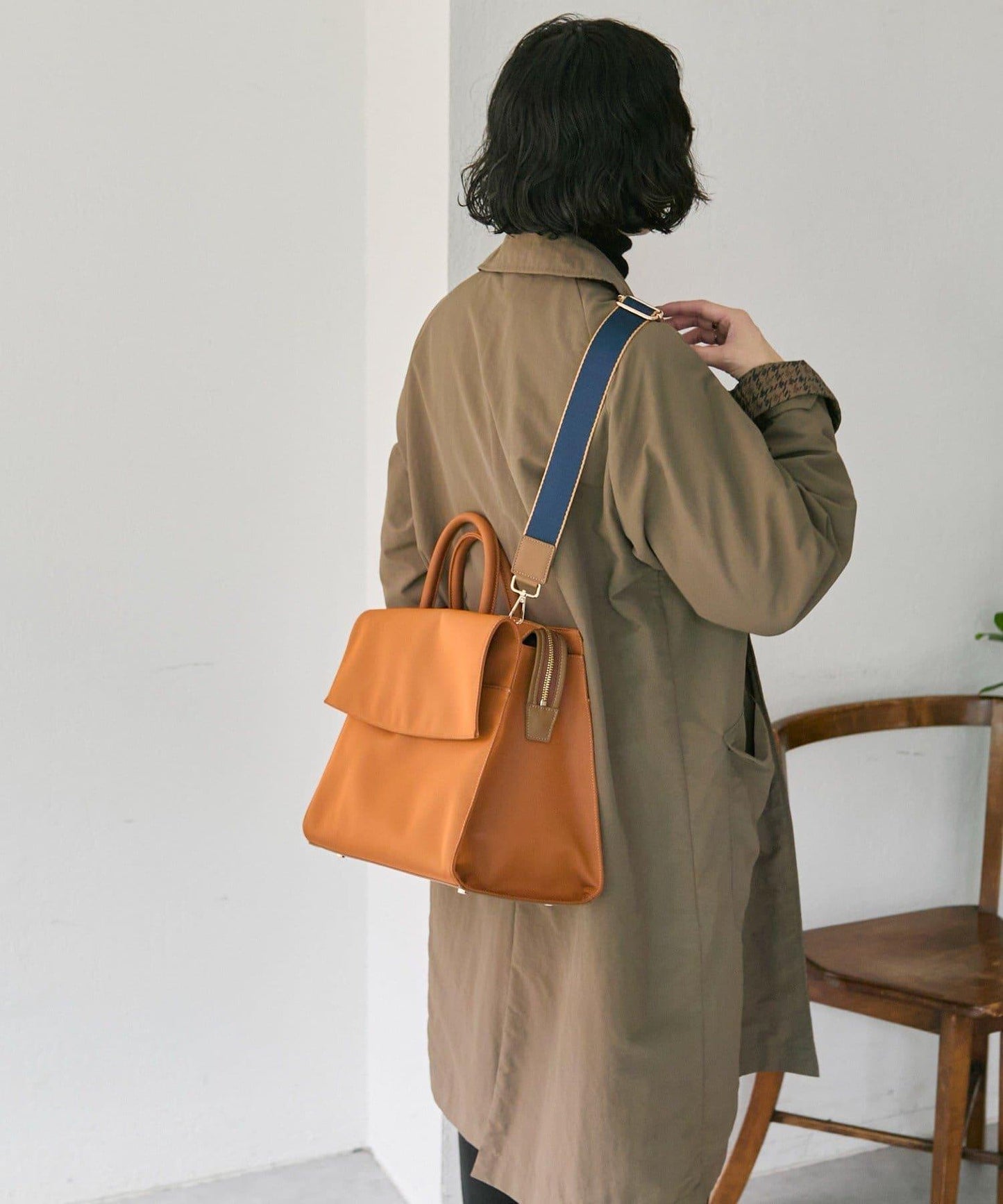 A4尺寸適用時尚防潑水托特包L