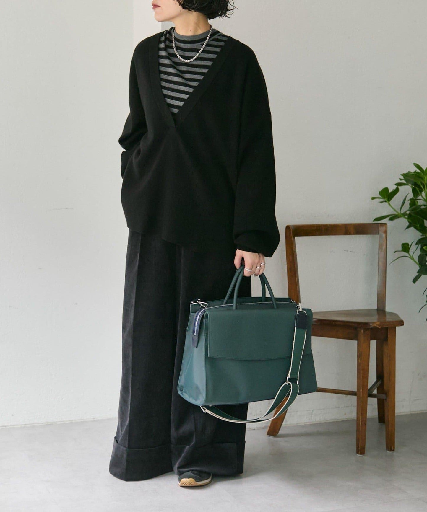 A4尺寸適用時尚防潑水托特包L