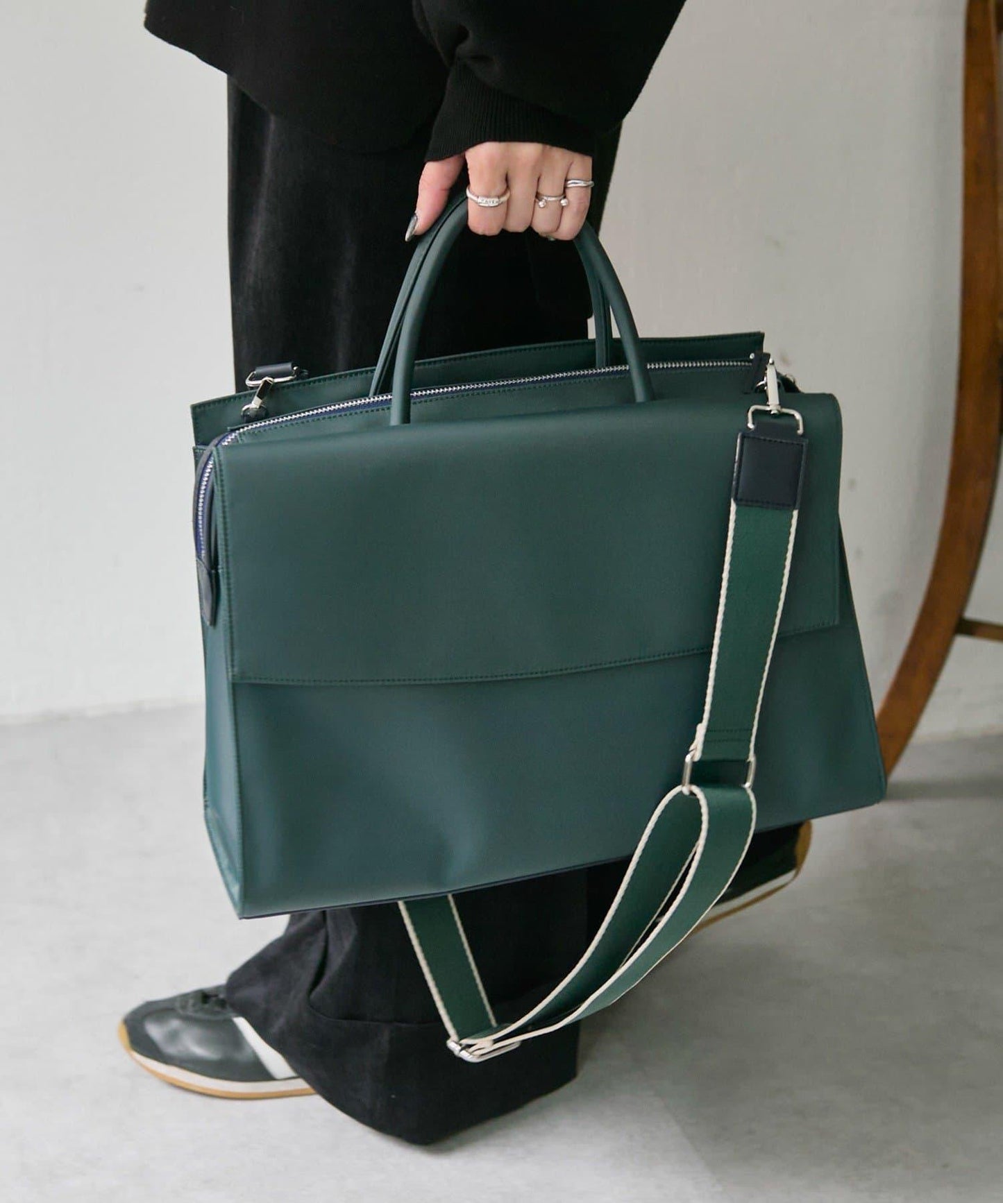 A4尺寸適用時尚防潑水托特包L