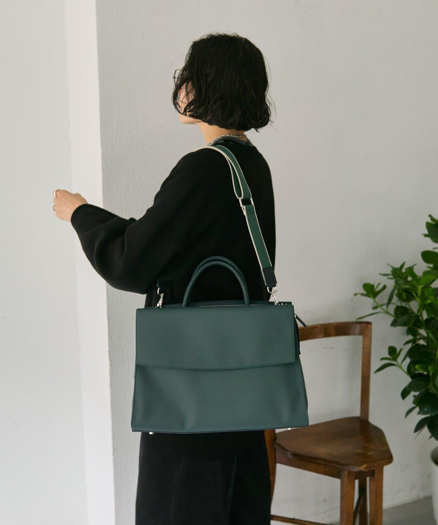 A4尺寸適用時尚防潑水托特包L