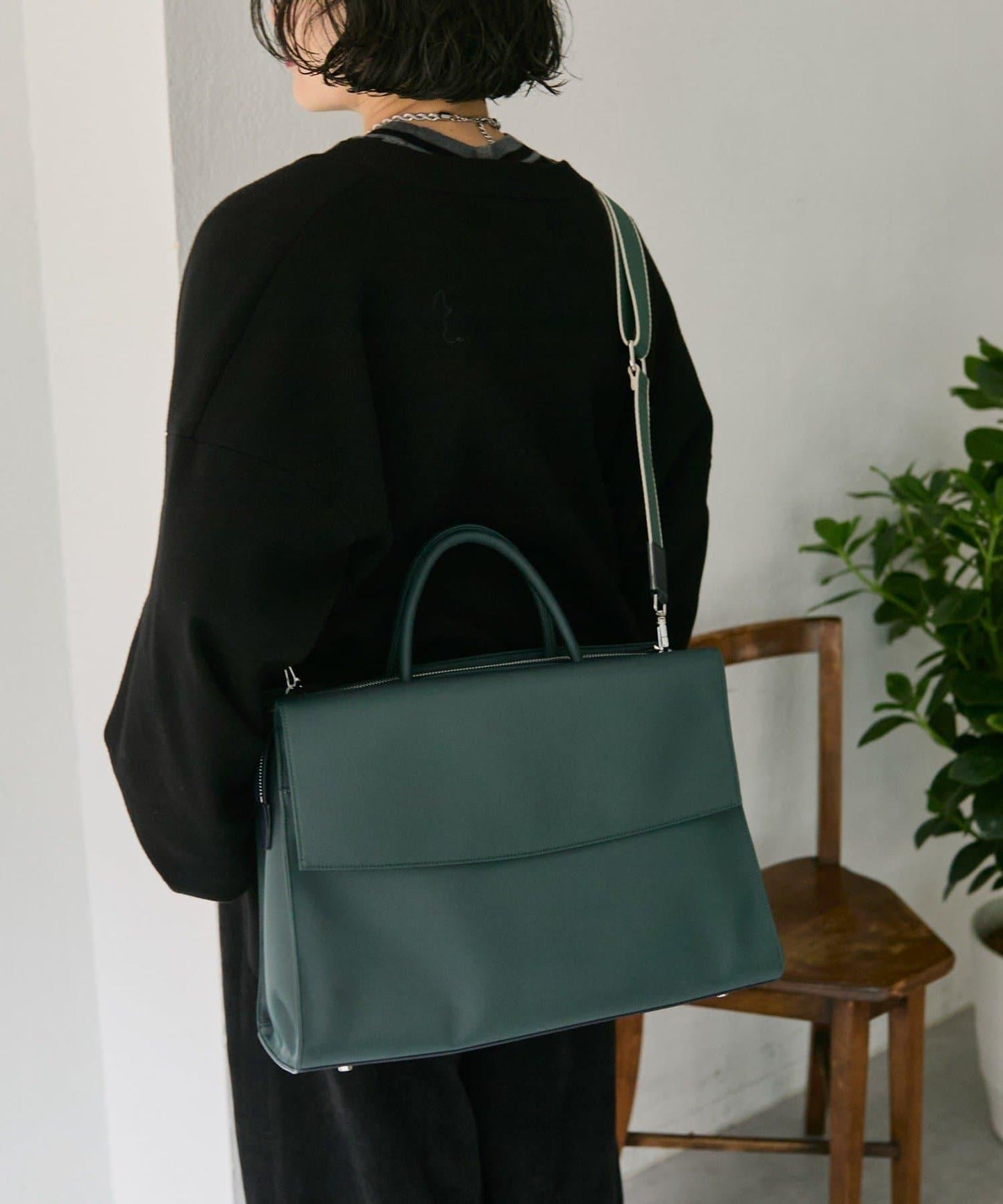 A4尺寸適用時尚防潑水托特包L