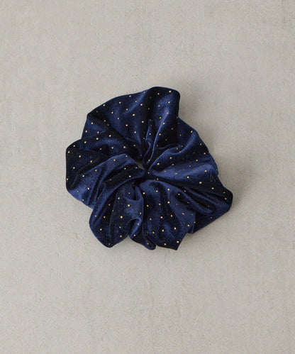 鑲釘天鵝絨髮圈