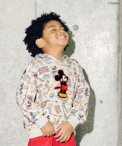 迪士尼角色全印花連帽衛衣