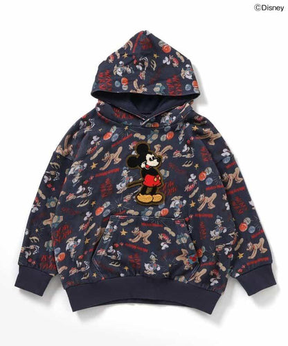 迪士尼角色全印花連帽衛衣