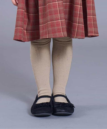 彩色羅紋高腰塑形連褲襪