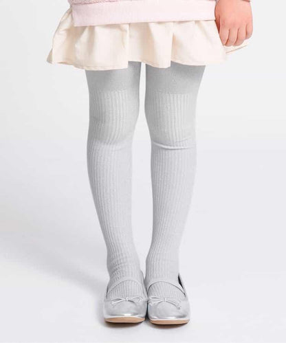 彩色羅紋高腰塑形連褲襪