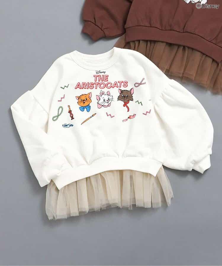 【迪士尼】妙妙貓/荷葉邊衛衣