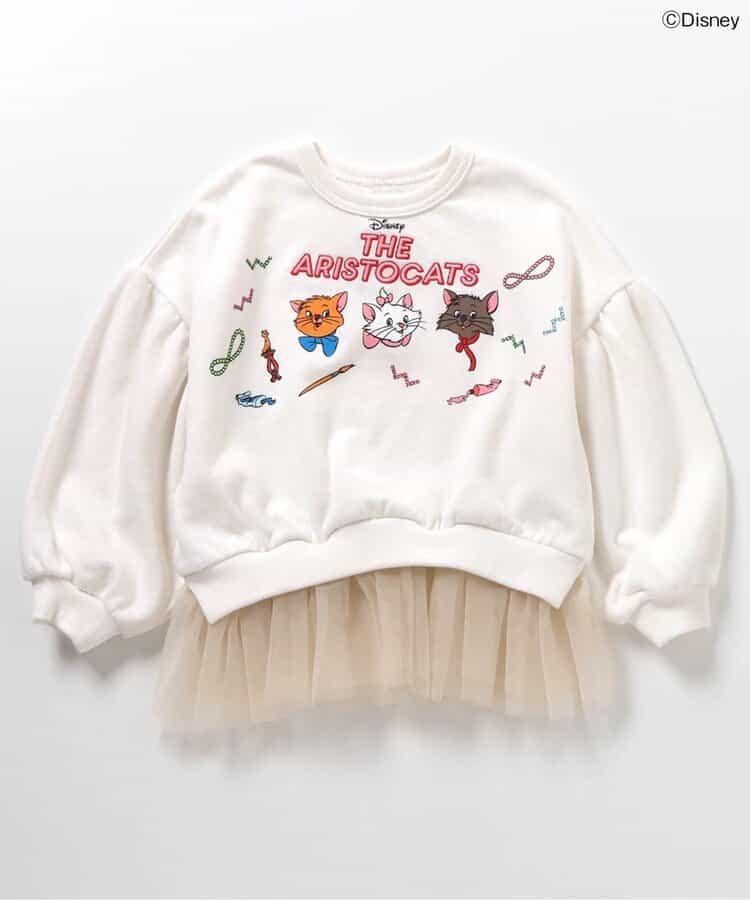 【迪士尼】妙妙貓/荷葉邊衛衣