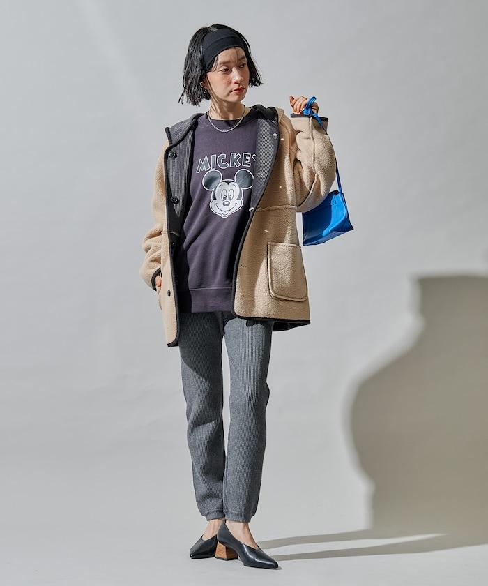 可雙面穿連帽燈芯絨羊羔絨夾克