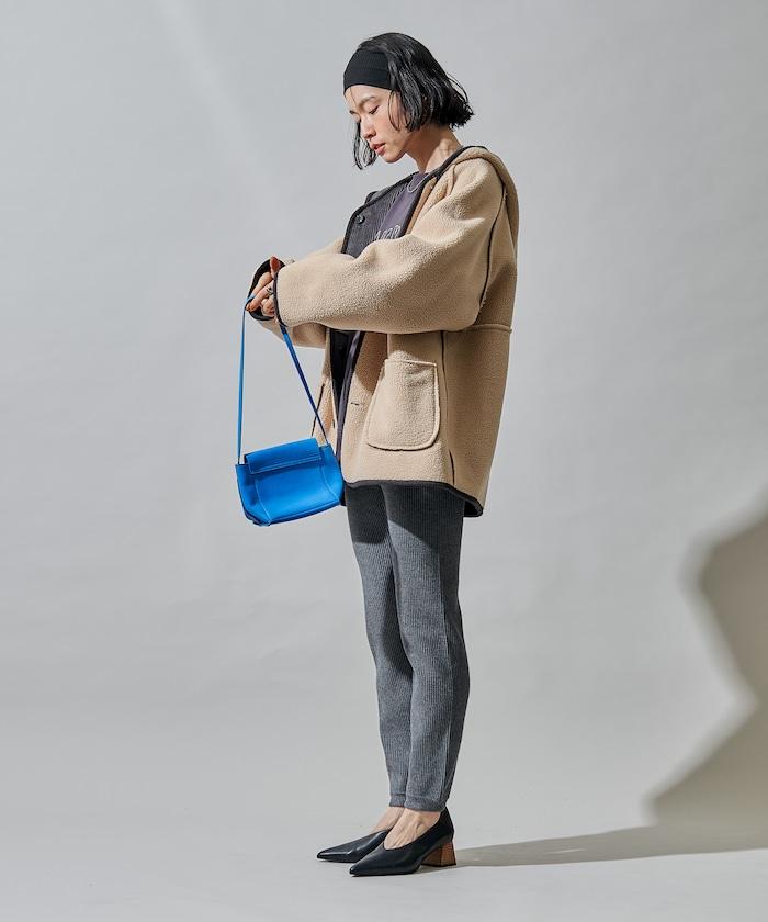 可雙面穿連帽燈芯絨羊羔絨夾克