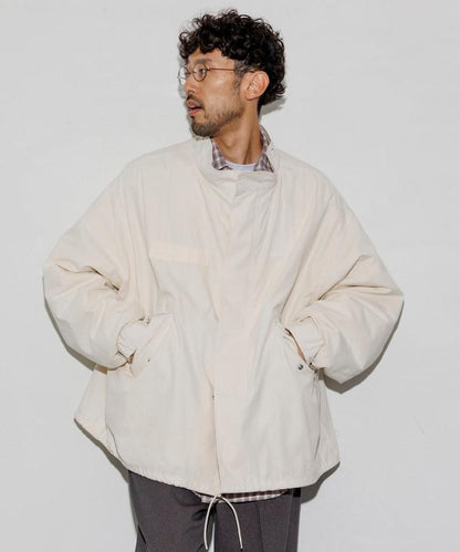 M65短款軍裝大衣 內膽套裝 米色 象牙白