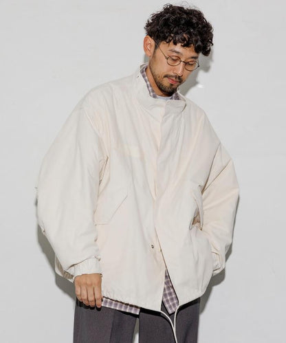 M65短款軍裝大衣 內膽套裝 米色 象牙白