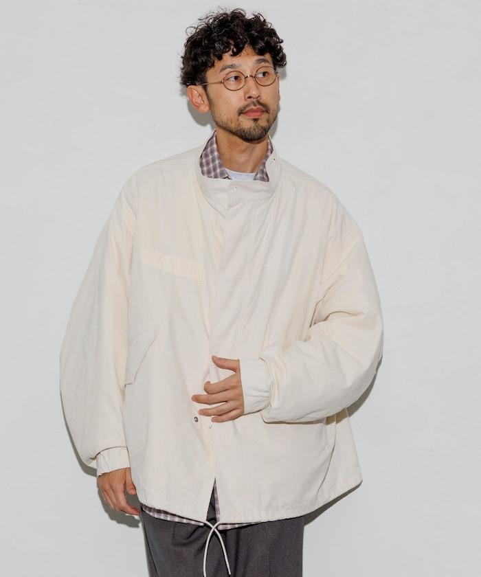 M65短款軍裝大衣 內膽套裝 米色 象牙白