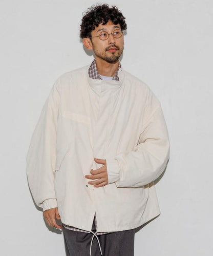 M65短款軍裝大衣 內膽套裝 米色 象牙白