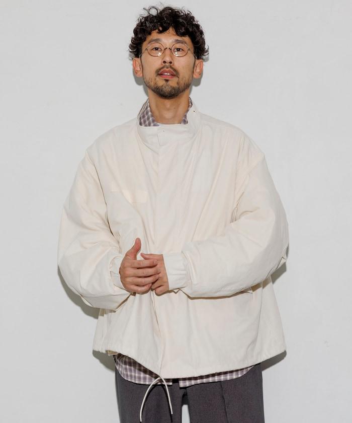 M65短款軍裝大衣 內膽套裝 米色 象牙白