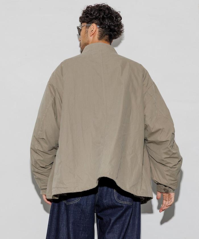 M65短款軍裝大衣 內膽套裝 米色 象牙白