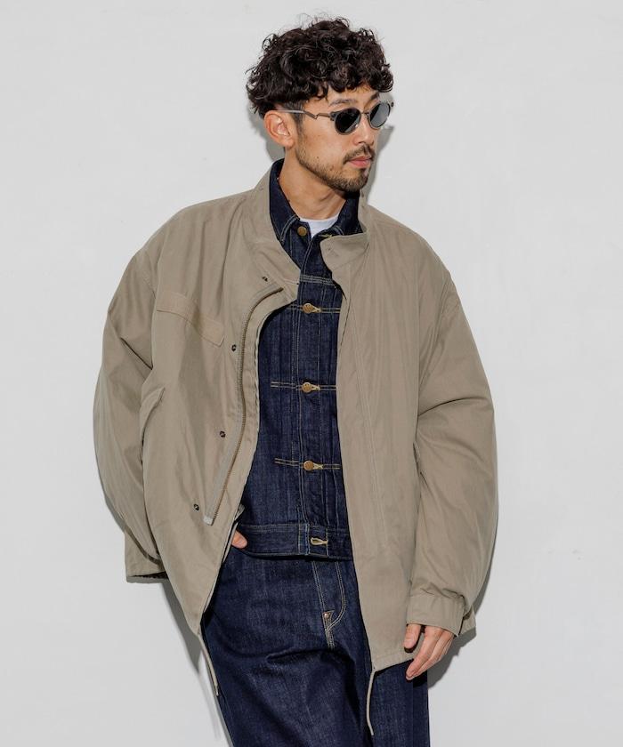 M65短款軍裝大衣 內膽套裝 米色 象牙白