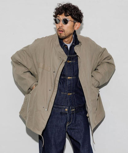 M65短款軍裝大衣 內膽套裝 米色 象牙白