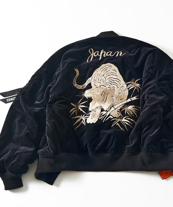 Tempalay 天鵝絨 MA-1夾克