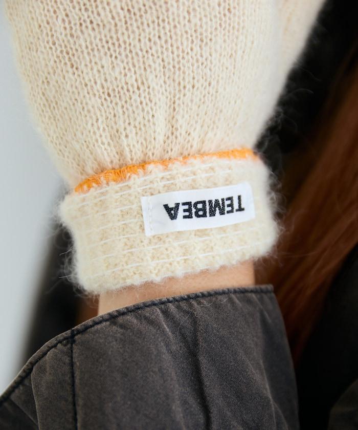 特別款GUNTE 2指露指MOH《AIR》特別款馬海毛兩指露指手套