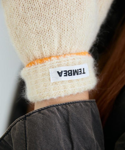 特別款GUNTE 2指露指MOH《AIR》特別款馬海毛兩指露指手套