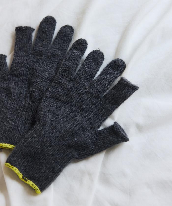 特別款GUNTE 2指露指MOH《AIR》特別款馬海毛兩指露指手套