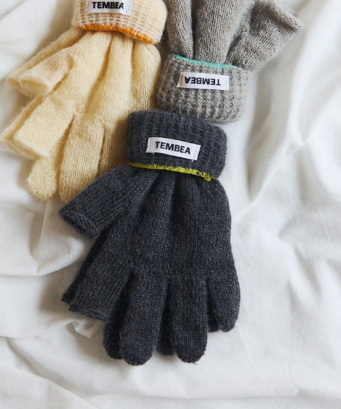 特別款GUNTE 2指露指MOH《AIR》特別款馬海毛兩指露指手套