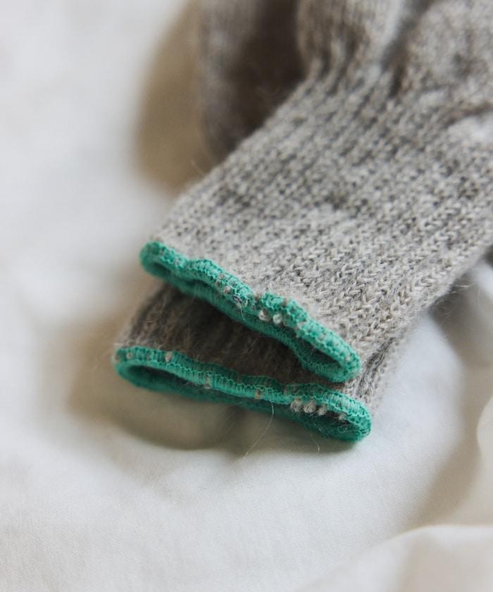 特別款GUNTE 2指露指MOH《AIR》特別款馬海毛兩指露指手套