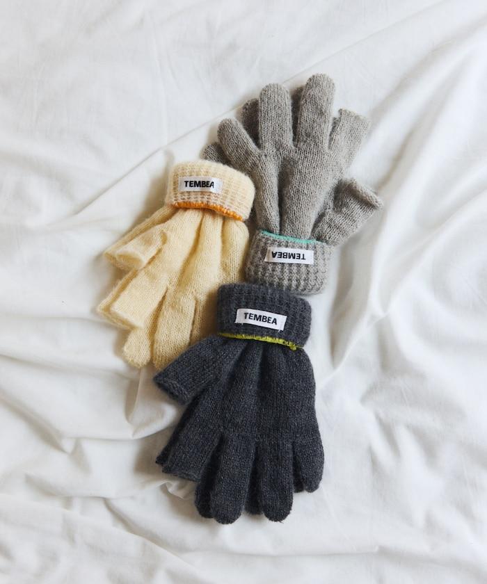 特別款GUNTE 2指露指MOH《AIR》特別款馬海毛兩指露指手套