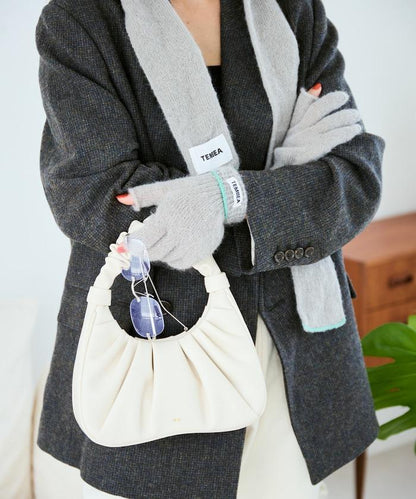 特別款GUNTE 2指露指MOH《AIR》特別款馬海毛兩指露指手套