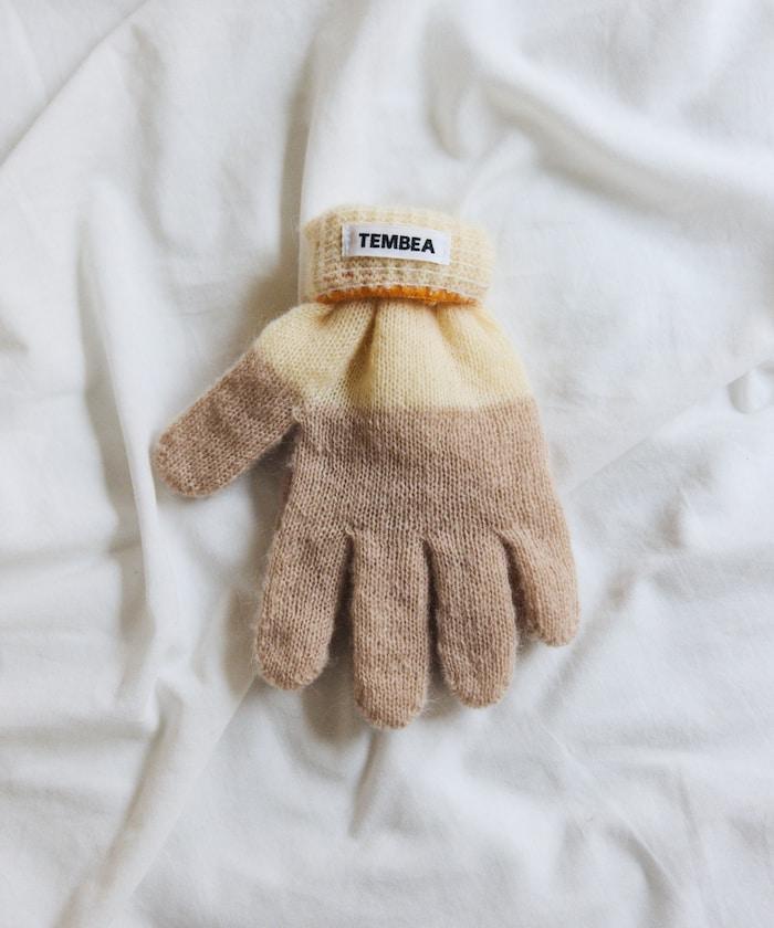 GUNTE雙色MOH《AIR》馬海毛雙色手套