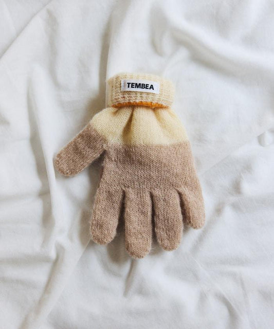 GUNTE雙色MOH《AIR》馬海毛雙色手套