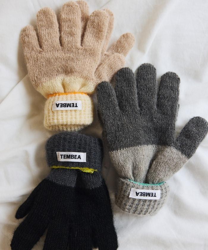 GUNTE雙色MOH《AIR》馬海毛雙色手套