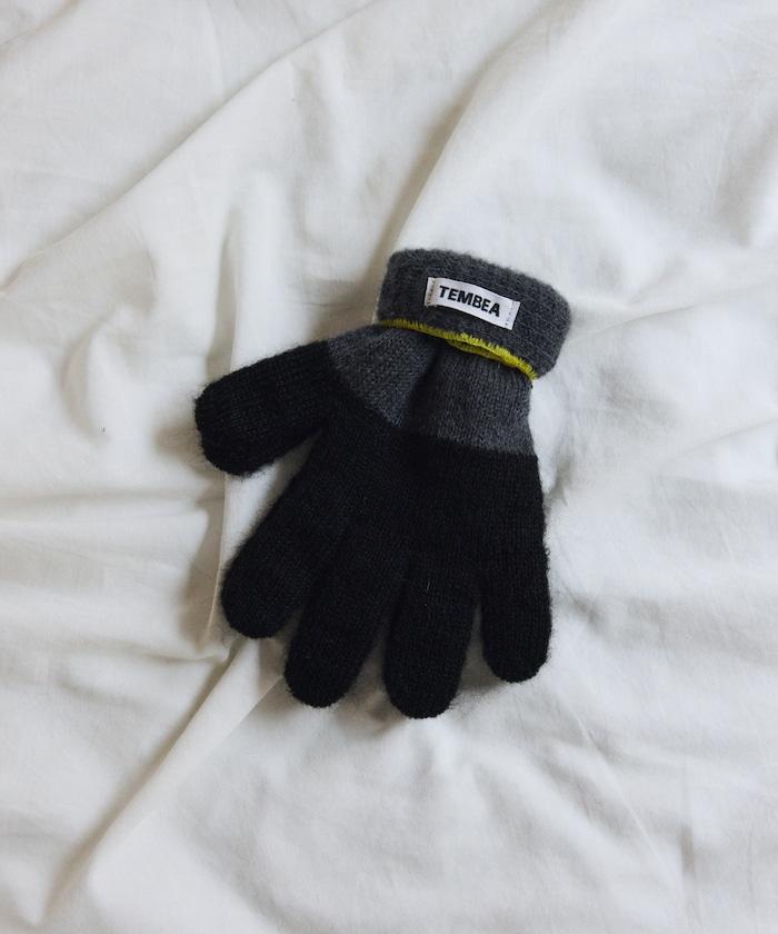 GUNTE雙色MOH《AIR》馬海毛雙色手套