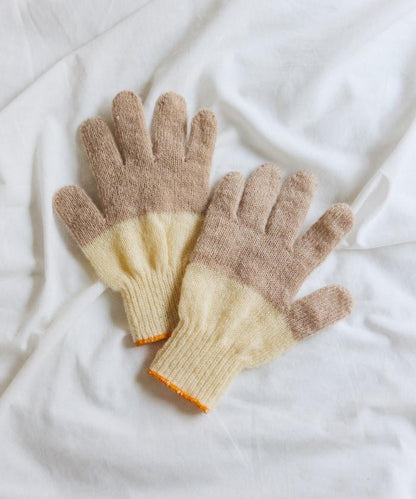 GUNTE雙色MOH《AIR》馬海毛雙色手套