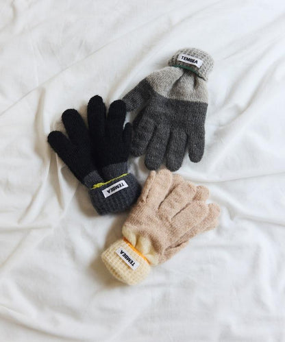 GUNTE雙色MOH《AIR》馬海毛雙色手套