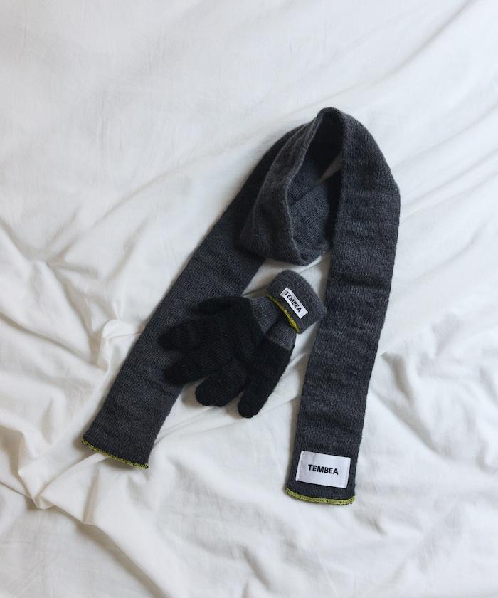 GUNTE雙色MOH《AIR》馬海毛雙色手套