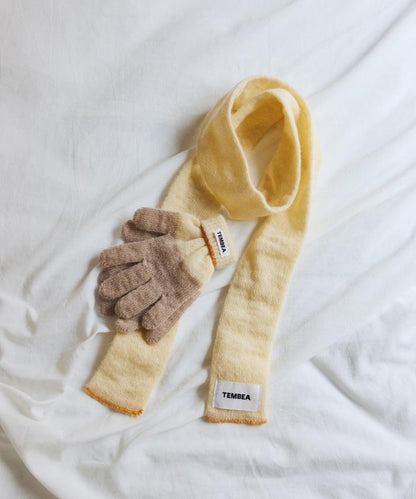 GUNTE雙色MOH《AIR》馬海毛雙色手套