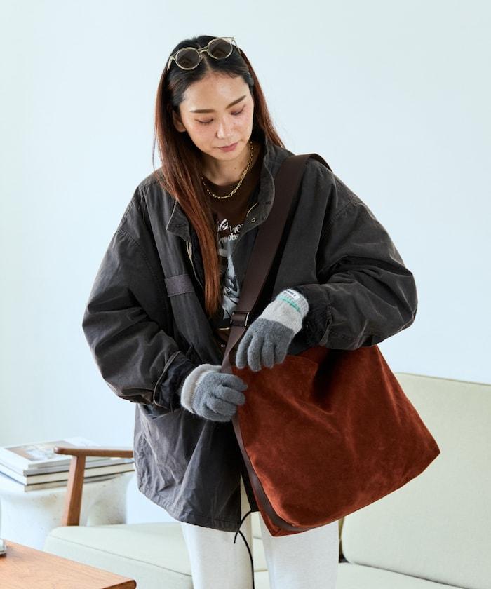 GUNTE雙色MOH《AIR》馬海毛雙色手套