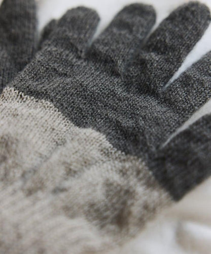 GUNTE雙色MOH《AIR》馬海毛雙色手套