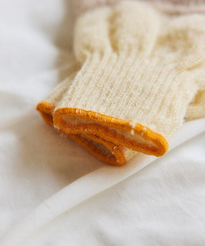 GUNTE雙色MOH《AIR》馬海毛雙色手套