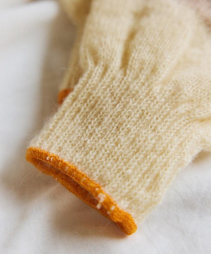 GUNTE雙色MOH《AIR》馬海毛雙色手套