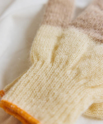 GUNTE雙色MOH《AIR》馬海毛雙色手套