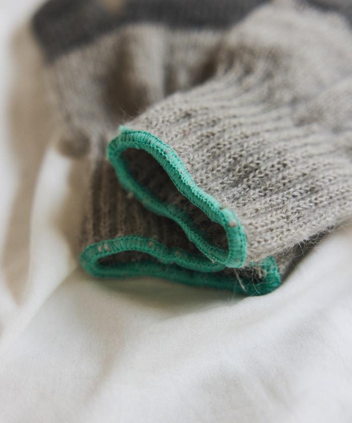 GUNTE雙色MOH《AIR》馬海毛雙色手套