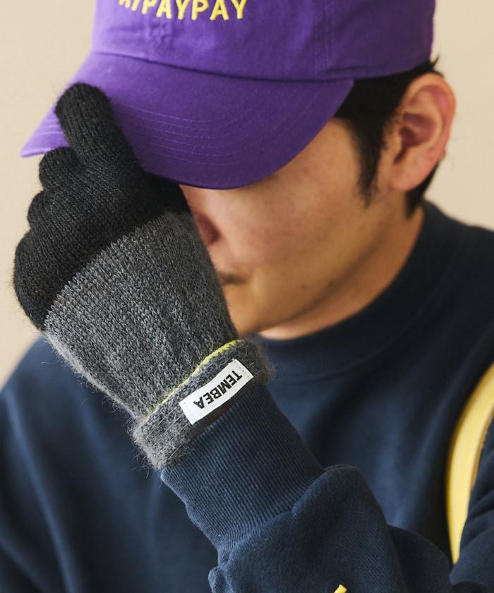 GUNTE雙色MOH《AIR》馬海毛雙色手套