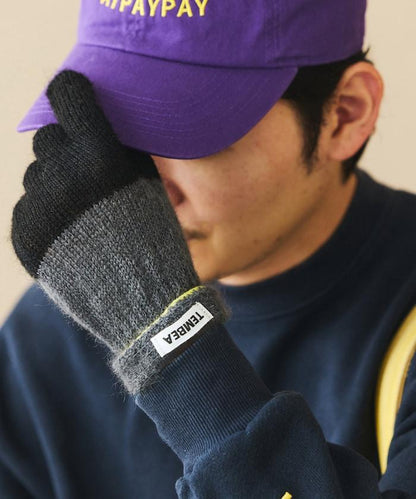 GUNTE雙色MOH《AIR》馬海毛雙色手套