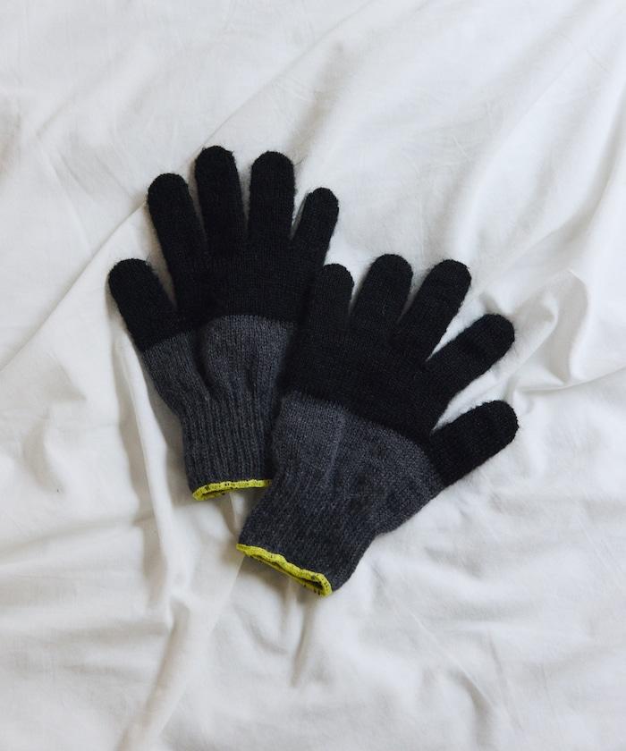 GUNTE雙色MOH《AIR》馬海毛雙色手套