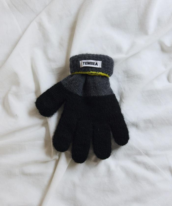 GUNTE雙色MOH《AIR》馬海毛雙色手套