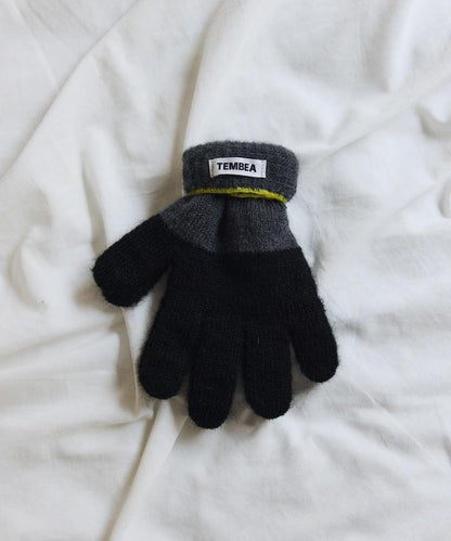 GUNTE雙色MOH《AIR》馬海毛雙色手套