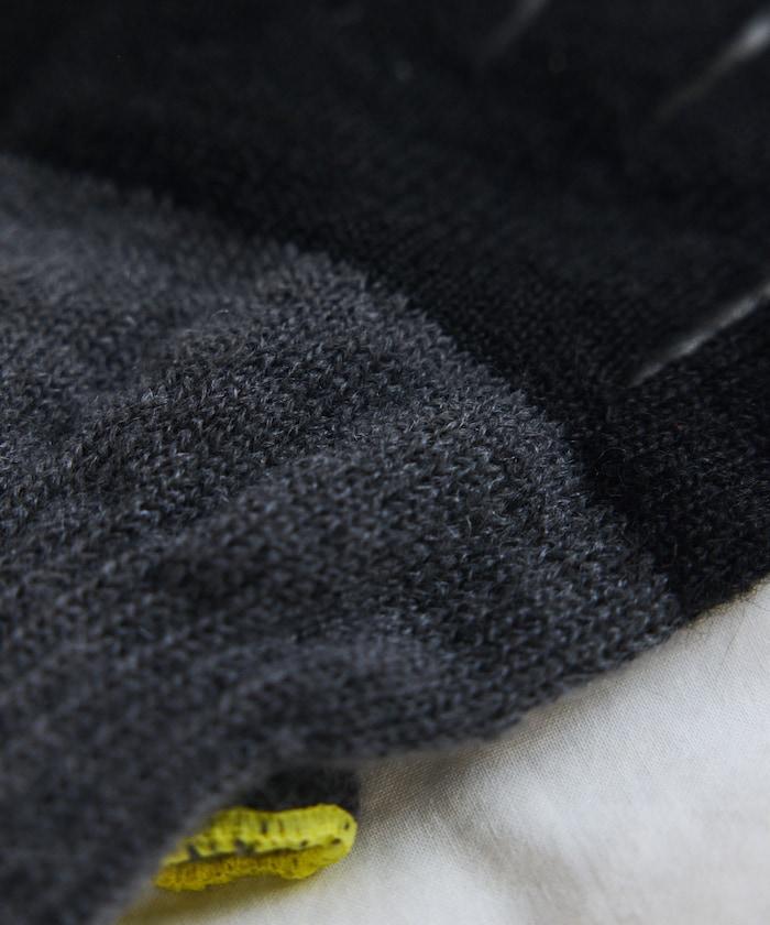 GUNTE雙色MOH《AIR》馬海毛雙色手套